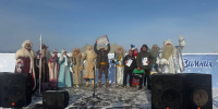 28 февраля, в последний день зимы лед священного озера Байкал сотрясался не от трещин, а от мощных ударов топоров. - Город Слюдянка
